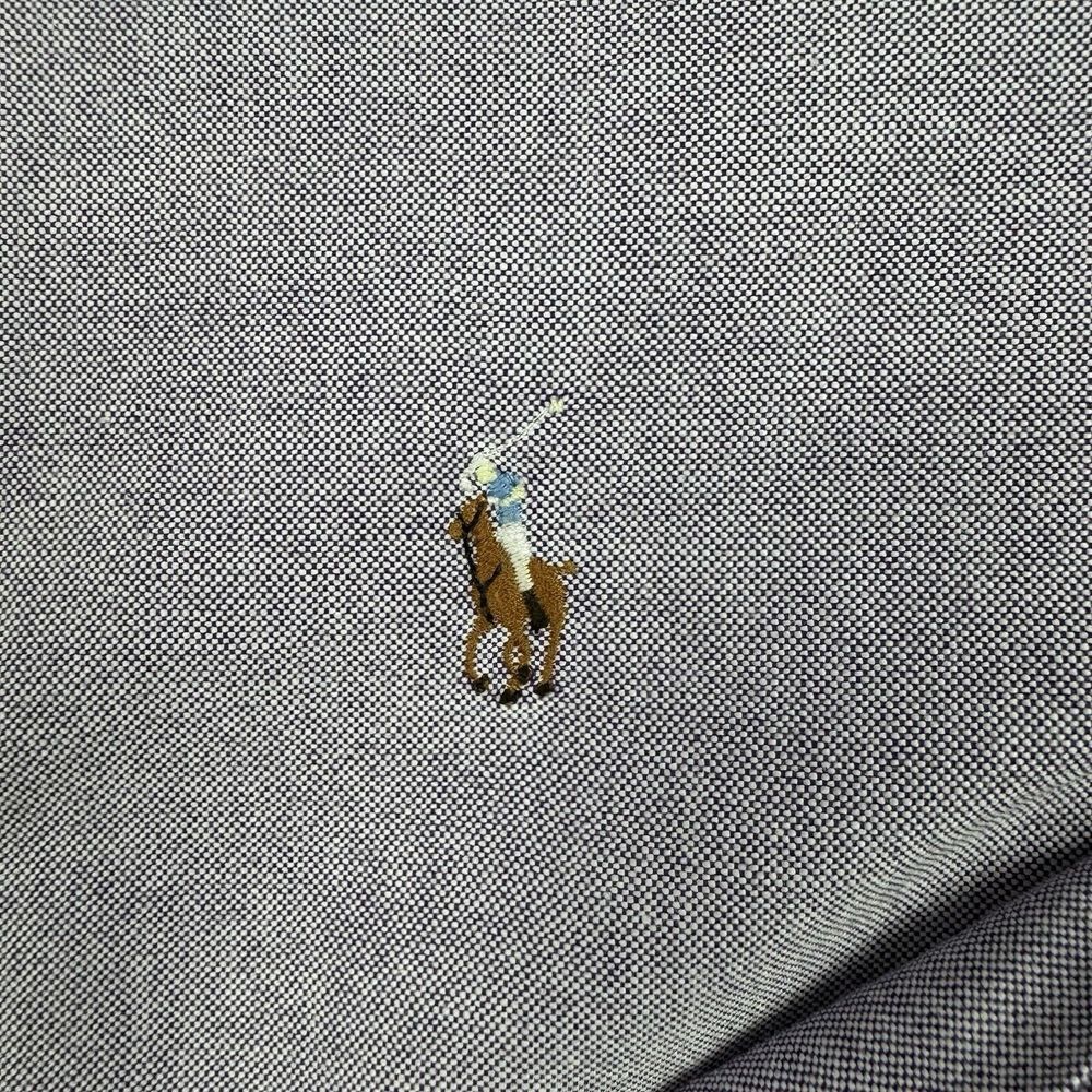 Vintage Polo Ralph Lauren Yarmouth Shirt‎ Men's 16.5 33 Button Down Flesh Pony - Picture 2 of 8